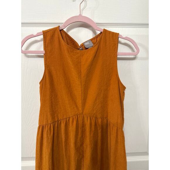 ASOS Minimal Jumpsuit with Ruching Detail and Keyhole Back in Mustard, 2 - Picture 5 of 10